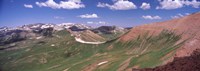 Framed Mountain range, Crested Butte, Gunnison County, Colorado