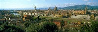 Framed Buildings in a city with Florence Cathedral in the background, San Niccolo, Florence, Tuscany, Italy
