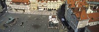 Framed High angle view of buildings in a city, Prague Old Town Square, Prague, Czech Republic