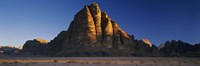 Framed Seven Pillars of Wisdom, Wadi Rum, Jordan