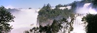 Framed Floodwaters at Iguacu Falls, Argentina-Brazil Border