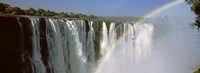 Framed Rainbow over Victoria Falls, Zimbabwe