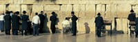 Framed People praying at Wailing Wall, Jerusalem, Israel