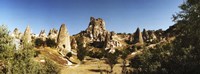 Framed Caves and Fairy Chimneys in Cappadocia, Central Anatolia Region, Turkey