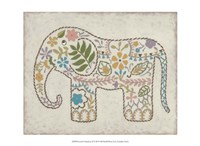 Framed Laurel's Elephant II