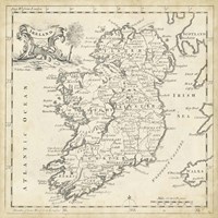 Framed Map of Ireland