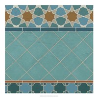 Framed Moroccan Tile I