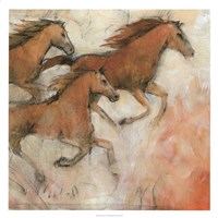 Framed Horse Fresco II