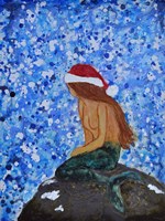 Framed Winterland Mermaid