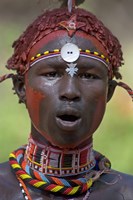 Framed Portrait of a Samburu tribal