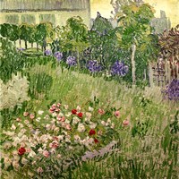 Framed Daubigny's garden, 1890