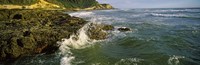 Framed Waves splashing on rocks, Oregon Coast, Oregon, USA