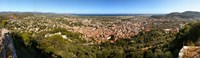 Framed High angle view of a town, Hyeres-les-palmiers, Cote D'Azur, Provence-Alpes-Cote D'Azur, France