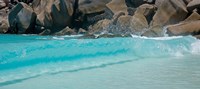 Framed Wave at Petite Anse, La Digue, Seychelles