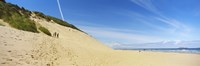 Framed Huge sand dune at White Rocks Bay, County Antrim, Northern Ireland