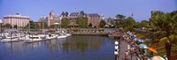 Framed Inner Harbor, Victoria, Vancouver Island, British Columbia, Canada