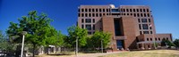 Framed Facade of a government building, Pete V.Domenici United States Courthouse, Albuquerque, New Mexico, USA