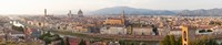 Framed High angle view of the city from Piazzale Michelangelo, Florence, Tuscany, Italy
