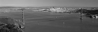 Framed Golden Gate Bridge, San Francisco (black & white)
