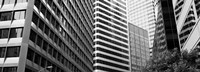 Framed Facade of office buildings, San Francisco, California