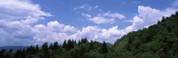 Framed Clouds over mountains, Cherokee, Blue Ridge Parkway, North Carolina, USA