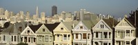 Framed Buildings in a city, San Francisco, San Francisco County, California, USA