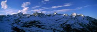 Framed Swiss Alps from Gornergrat, Switzerland