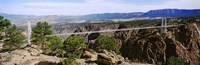 Framed Suspension Bridge Across Royal Gorge