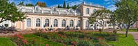 Framed Garden outside a palace, Peterhof Grand Palace, St. Petersburg, Russia