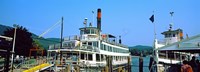 Framed Minne Ha Ha Steamboat at dock, Lake George, New York State, USA