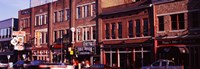 Framed Buildings along a street, Nashville, Tennessee, USA