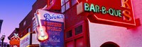 Framed Neon signs on building, Nashville, Tennessee, USA