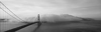 Framed Golden Gate Bridge and Fog San Francisco CA