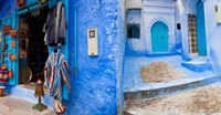 Framed Store in a street, Chefchaouen, Morocco