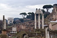 Framed Ruins of a building, Roman Forum, Rome, Lazio, Italy