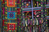 Framed Fabrics for Sale, Dali, Yunnan Province, China