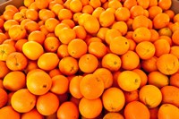 Framed Close-up of oranges, Santa Paula, Ventura County, California, USA