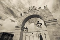 Framed Entrance of a Winery, Chateau Cos d'Estournel, St-Estephe, Haut Medoc, Gironde, Aquitaine, France