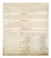 Framed Constitution of the United States IV