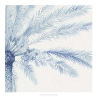 Framed Chambray Palms II