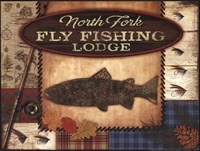 Framed Fly Fishing Lodge