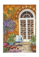 Framed Tuscan Veranda I