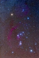 Framed Orion constellation