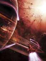 Framed Starships hone their skills in a virtual battlefield