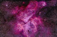 Framed Carina Nebula in the southern sky