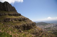 Framed Cape Town, South Africa. Hiking up to Table Mountain.