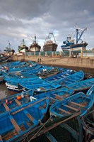 Framed Fishing boats, Essaouira, Morocco