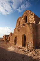 Framed Abandoned ksar building, Ksar Ouled Debbab, Debbab, Tunisia