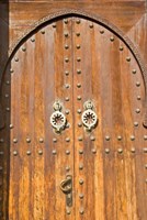 Framed Door in the Souk, Marrakech, Morocco, North Africa