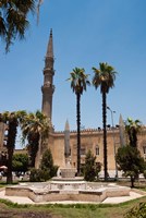 Framed El Hussein Square and Mosque, Cairo, Egypt, North Africa